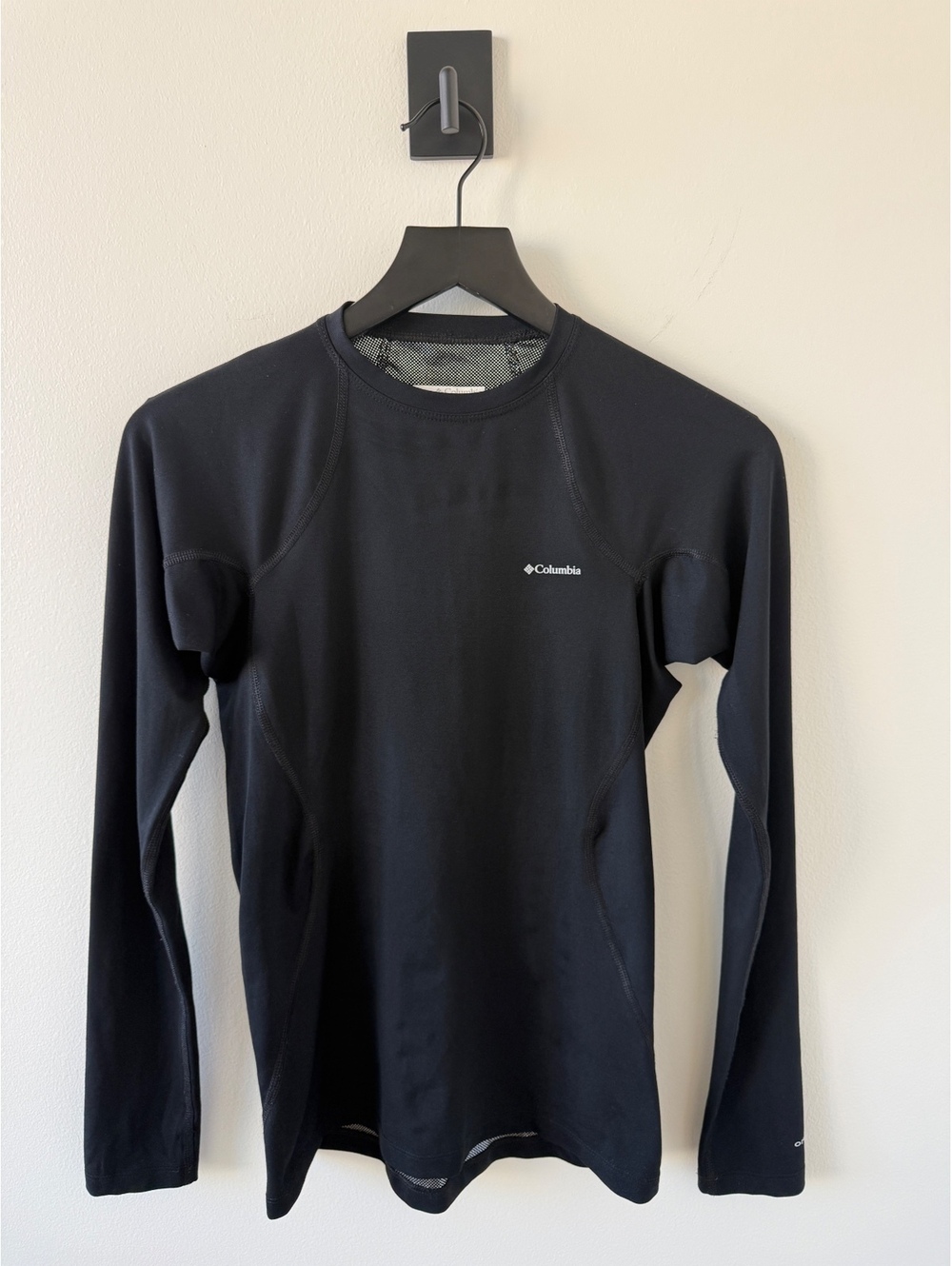 Columbia Omni-Heat Long Sleeve Thermal Shirt XS Black